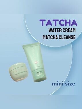 🇺🇸🆕NWOB TATCHA |MINi| Moisture Boost Set Water Gel Cream & Matcha Cleanse
